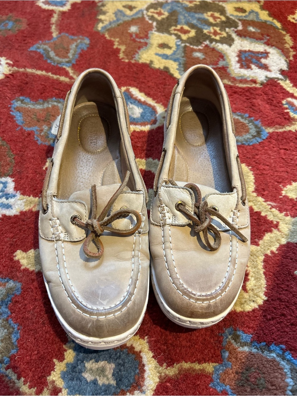 Classic Sperry Tan Leather Boat Shoes Flats
